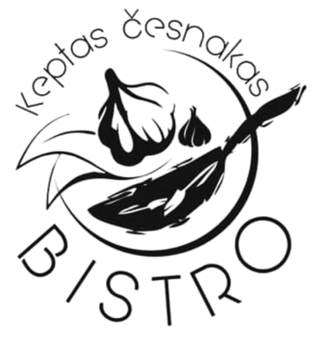Keptas Česnakas logo